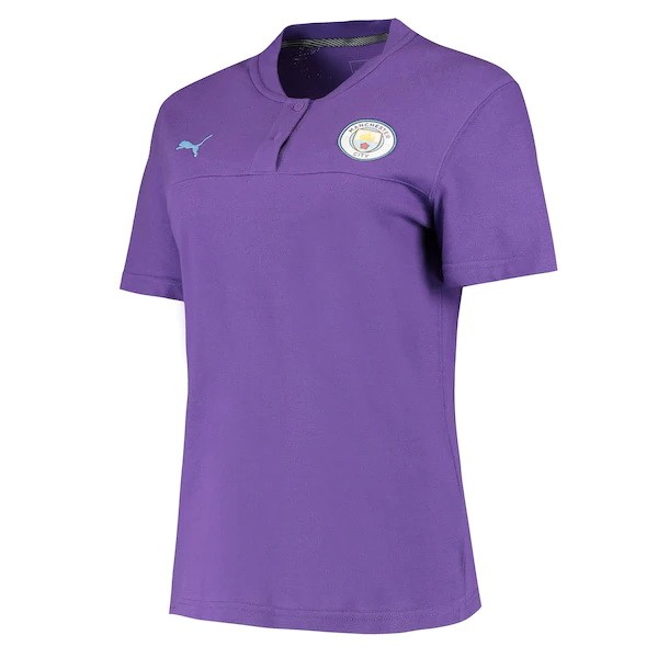 Polo Manchester City 2019-20 Lila Fussballtrikots Günstig